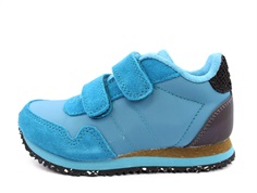 Woden Kids sneaker Nor suede teal